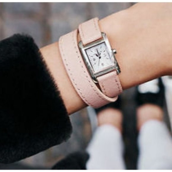 Michael Kors Women’s Taylor Pink Blush Wrap Watch - Picture 2 of 9
